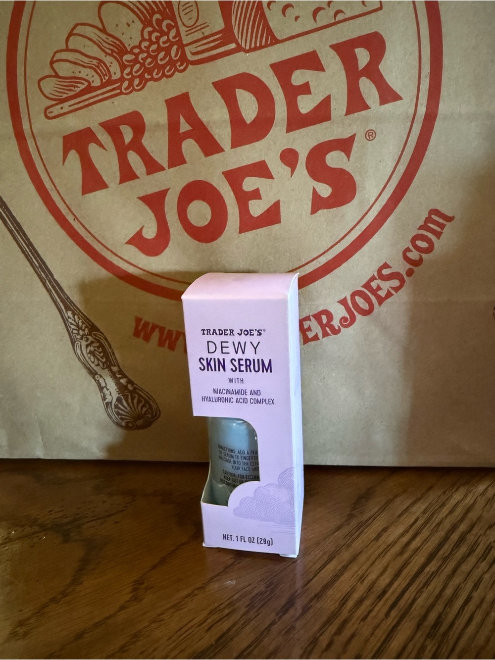 Trader Joe's Dewy Skin Serum Pink Hydrating Face Serum